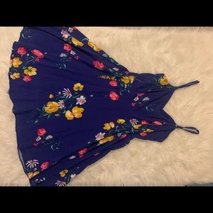 Old Navy blue floral dress